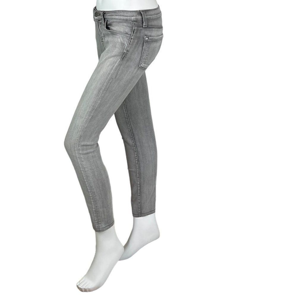 J BRAND Skinny Leg Denim Jeans In Borderline Light Gray Size 27